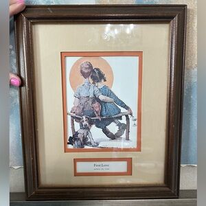 Norman Rockwell 'First Love' Art